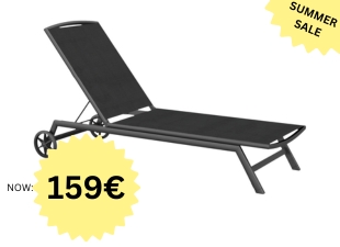 Benjamin Sun Lounger WHITE